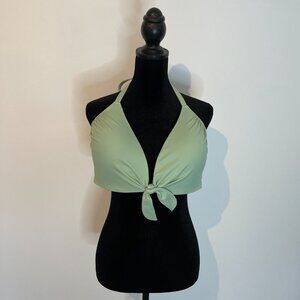 Shade Shop Green Bikini Top Size 38DD